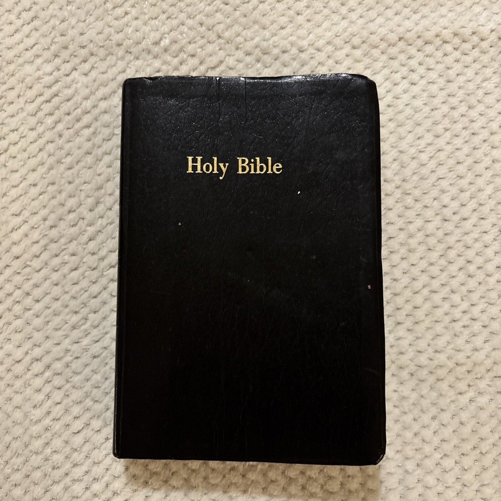 The Holy Bible Red Letter Revised Standard Version Black Leather Nelson 1972